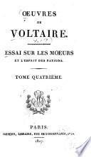 Essai sur les mœurs et l'esprit des nations
