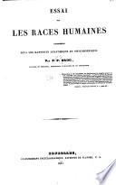 Essai sur les races humaines considérées sous les rapports anatomique et philosophique