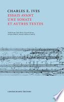 Essais avant une sonate
