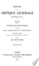 Essais de critique générale