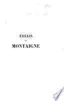 Essais de Michel de Montaigne