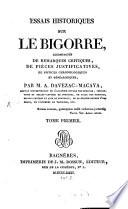 Essais historiques sur le Bigorre