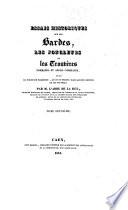 Essais historiques sur les Bardes, les Jongleurs et les Trouvères Normands et Anglo-Normands