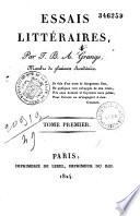 Essais littéraires