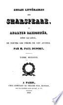 Essais littéraires sur Shakespeare