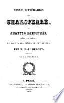 Essais littéraires sur Shakespeare