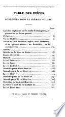 Essais littéraires sur Shakspeare; ou, Analyse raisonnée, scène par scène, de toutes les pièces de cet auteur