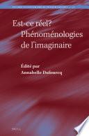 Est-ce réel? Phénoménologies de l’imaginaire