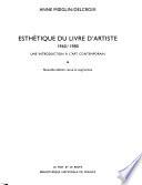 Esthétique du livre d'artiste, 1960-1980