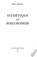 Esthétique et philosophie