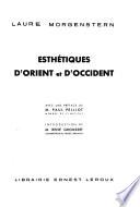 Esthétiques d'Orient et d'Occident