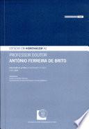Estudos em homenagem a António Ferreira de Brito