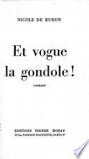 Et vogue la gondole!