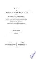 État de l'instruction primaire dans l'ancien diocèse d'Autun pendant les dix-septième et dixhuitième siècles