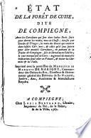 État de la forêt de Cuise, dite de Compiegne