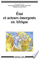 État et acteurs émergents en Afrique