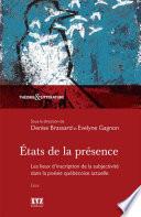 États de la présence