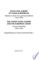 Etats-unis, Europe et Union européenne