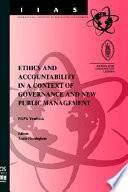 Ethics and Accountability in a Context of Governance and New Public Management