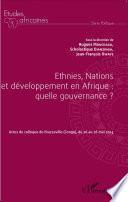 Ethnies, nations et développement en Afrique