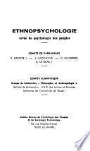 Ethno-psychologie