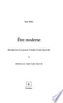 Être moderne
