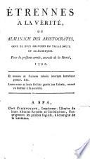Etrennes à la verité