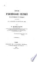 Étude d'archéologie celtique