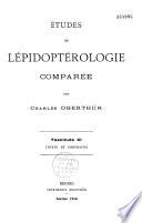 Etude de l'épidoptérologie comparée