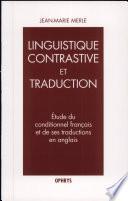 Etude du conditionnel français et de ses traductions en anglais