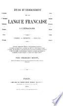 Étude et enseignement de la langue française à l'étranger