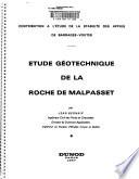 Étude géotechnique de la roche dé Malpasset