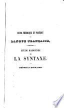 Étude raisonné de la syntaxe française
