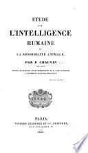 Étude sur l'intelligence humaine et la sensibilité animale