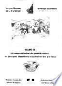 Etude sur la formation des prix des produits vivriers dans les centres urbains (FORPRIX)