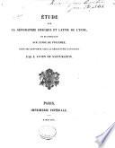 Étude sur la géographie grecque et latine de l'Inde, et en particulier sur l'Inde de Ptolémée dans ses rapports avec la géographie sanscrite