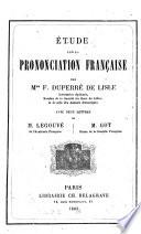 Étude sur la prononciation française
