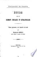 Etude sur le serment judiciaire et extrajudiciaire