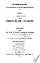 Étude sur les causes de la trahison de Judas Iscariote