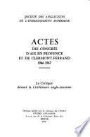 Etudes anglaises