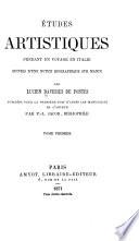 Études artistiques pendant un voyage en Italie