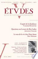 Etudes Avril 2013
