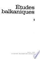 Etudes balkaniques