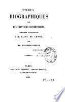 Études biographiques sur les chanteurs contemporains