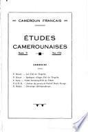 Etudes camerounaises