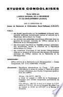 Études congolaises