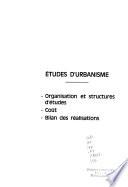 Études d'urbanisme