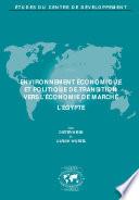 Études du Centre de développement Environnement économique et politique de transition vers l'économie de marché l'Égypte