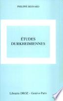 Études Durkheimiennes