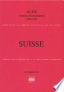 Études économiques de l'OCDE : Suisse 1986